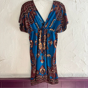 Bold Patterned QED London Tunic M/L